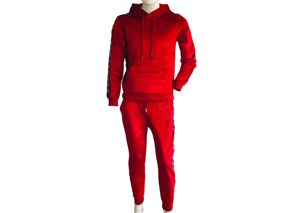 Conjunto de Sudadera y Jogger Rojo 3