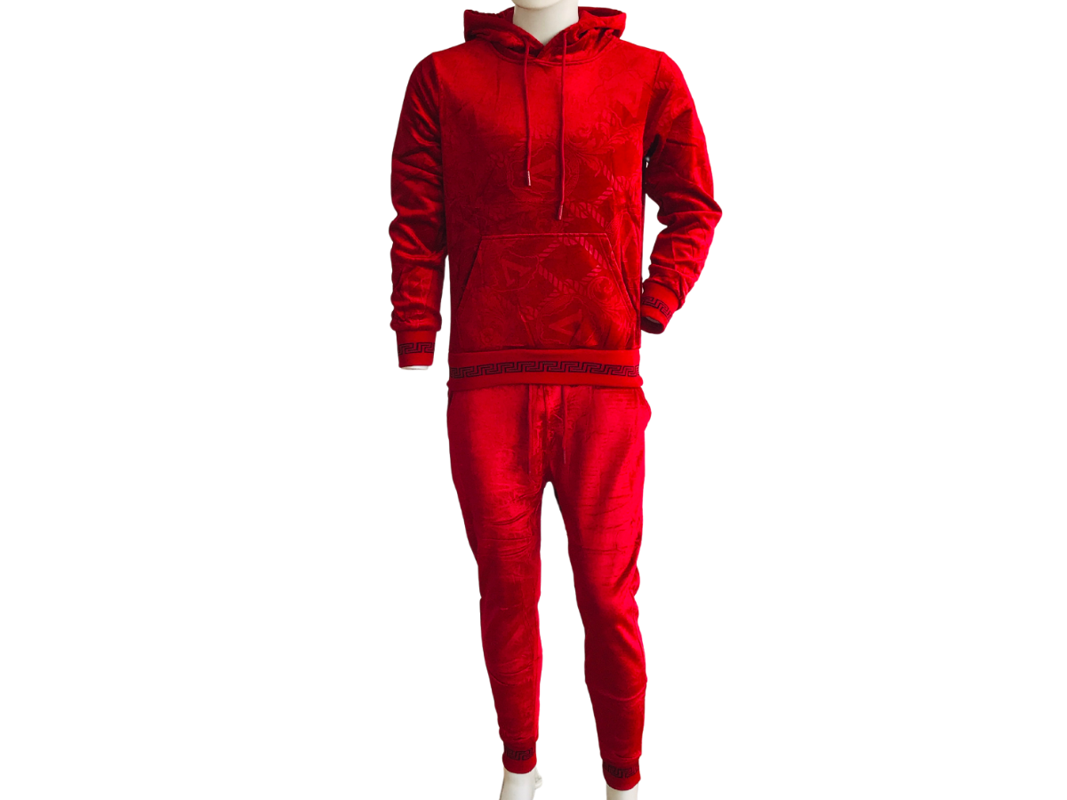 Conjunto de Sudadera y Jogger Rojo