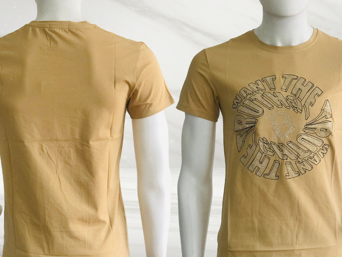 Playera Unisex. Diseño Bitcoin