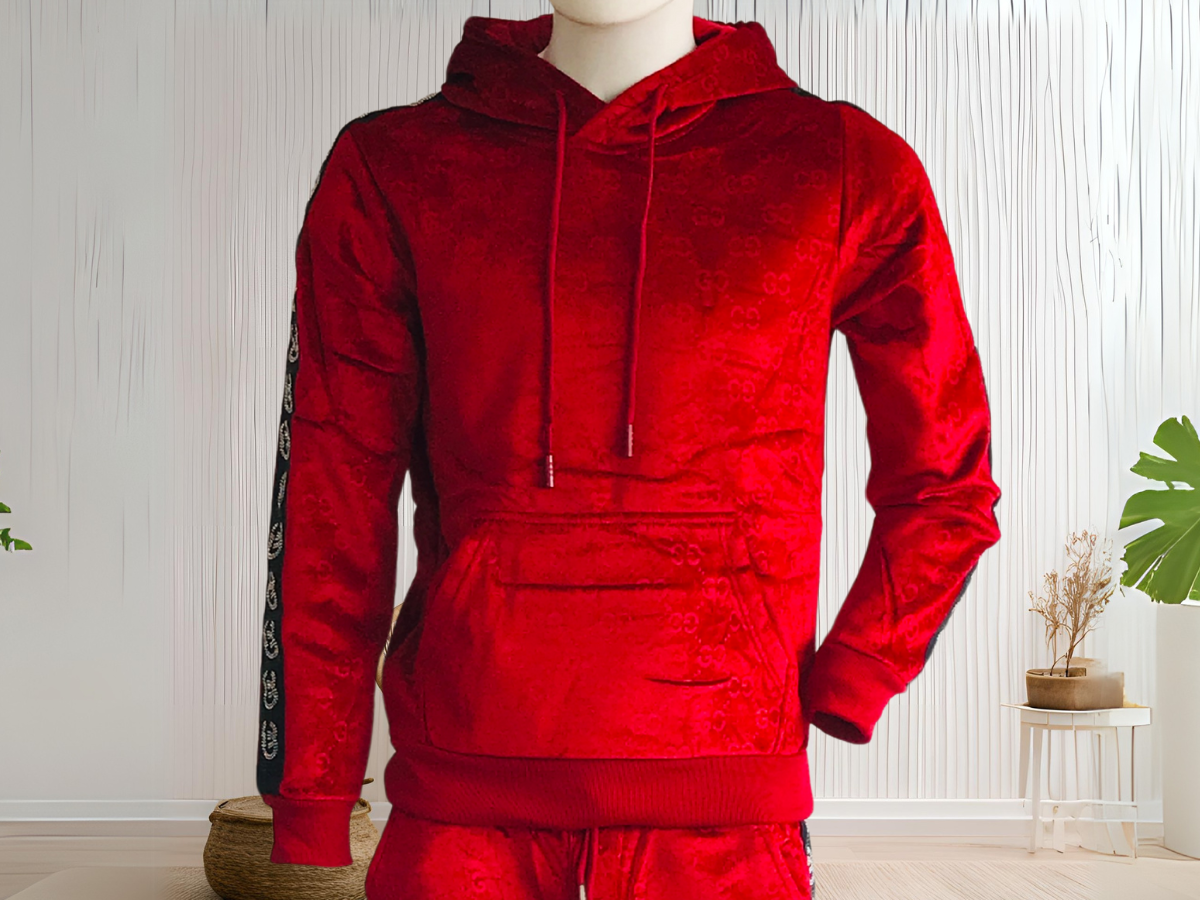Conjunto de Sudadera y Jogger Rojo 3