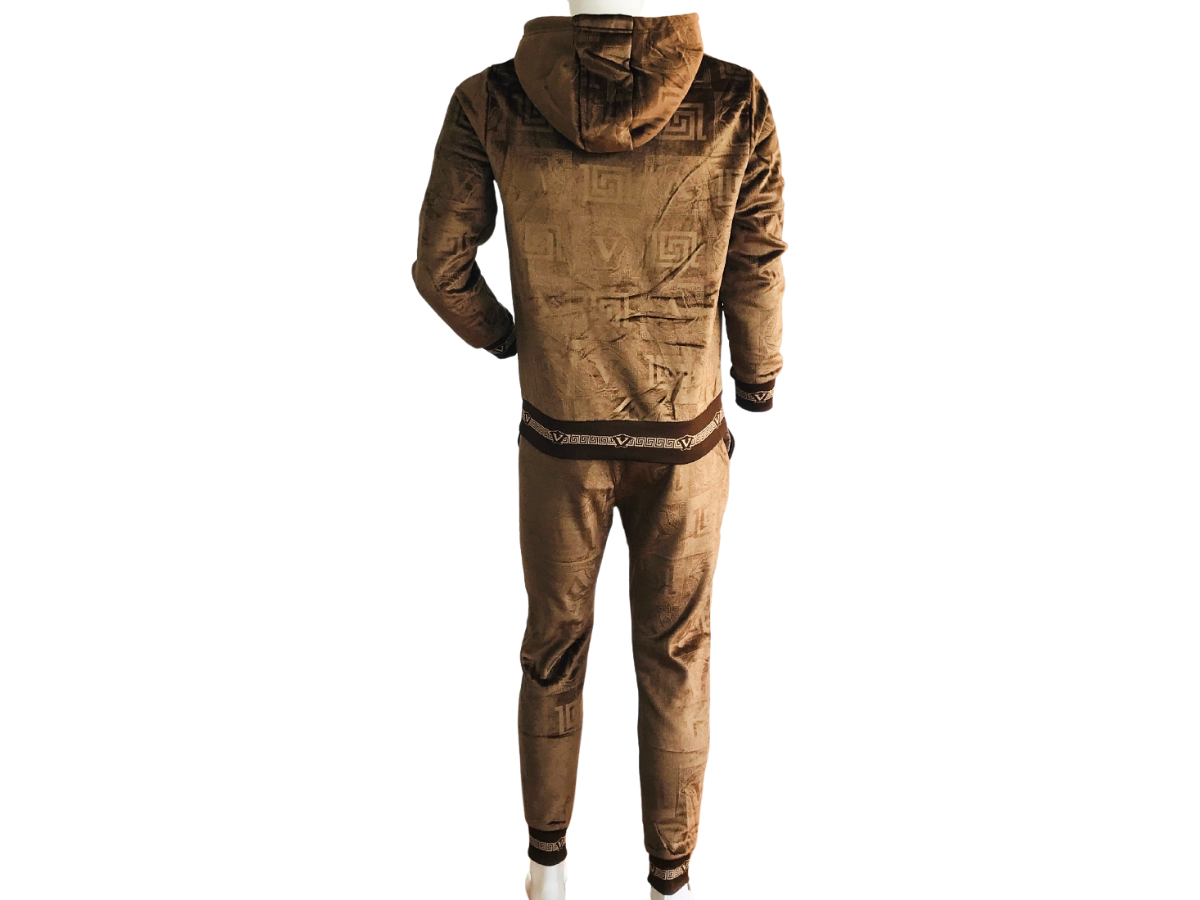 Conjunto de Sudadera y Jogger Cafe