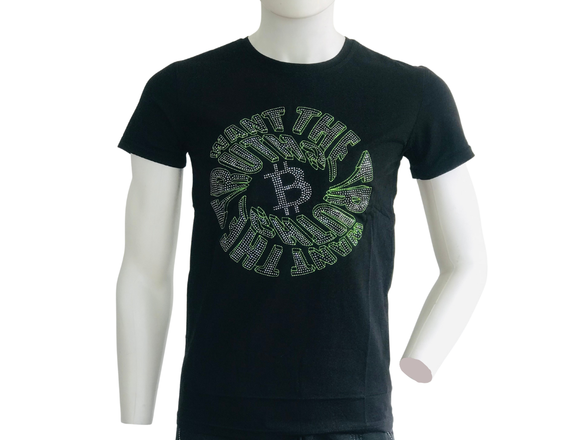 Playera Unisex. Diseño Bitcoin