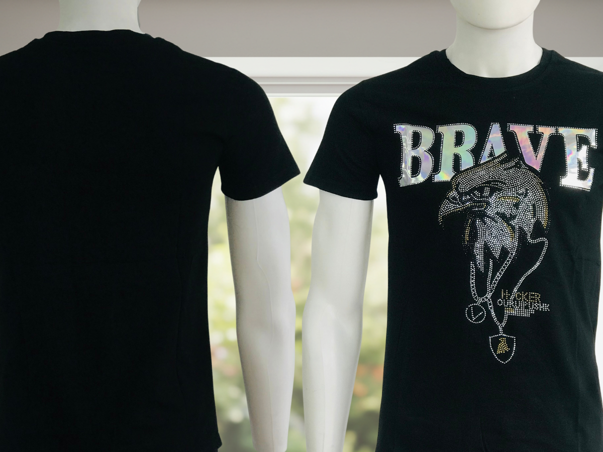 Playera Unisex. Diseño Águila con cadenas