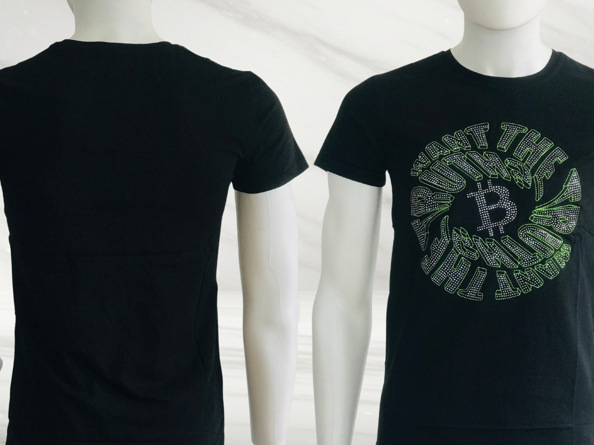 Playera Unisex. Diseño Bitcoin