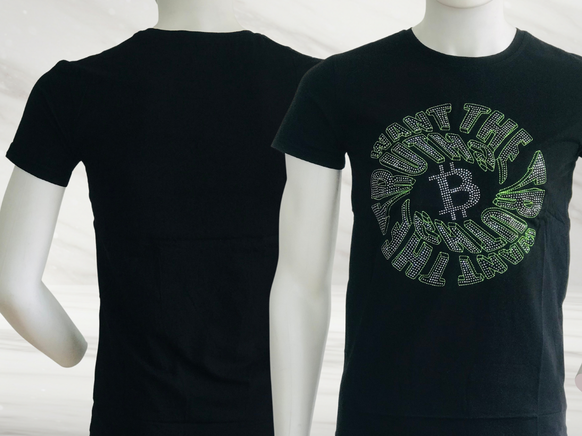Playera Unisex. Diseño Bitcoin