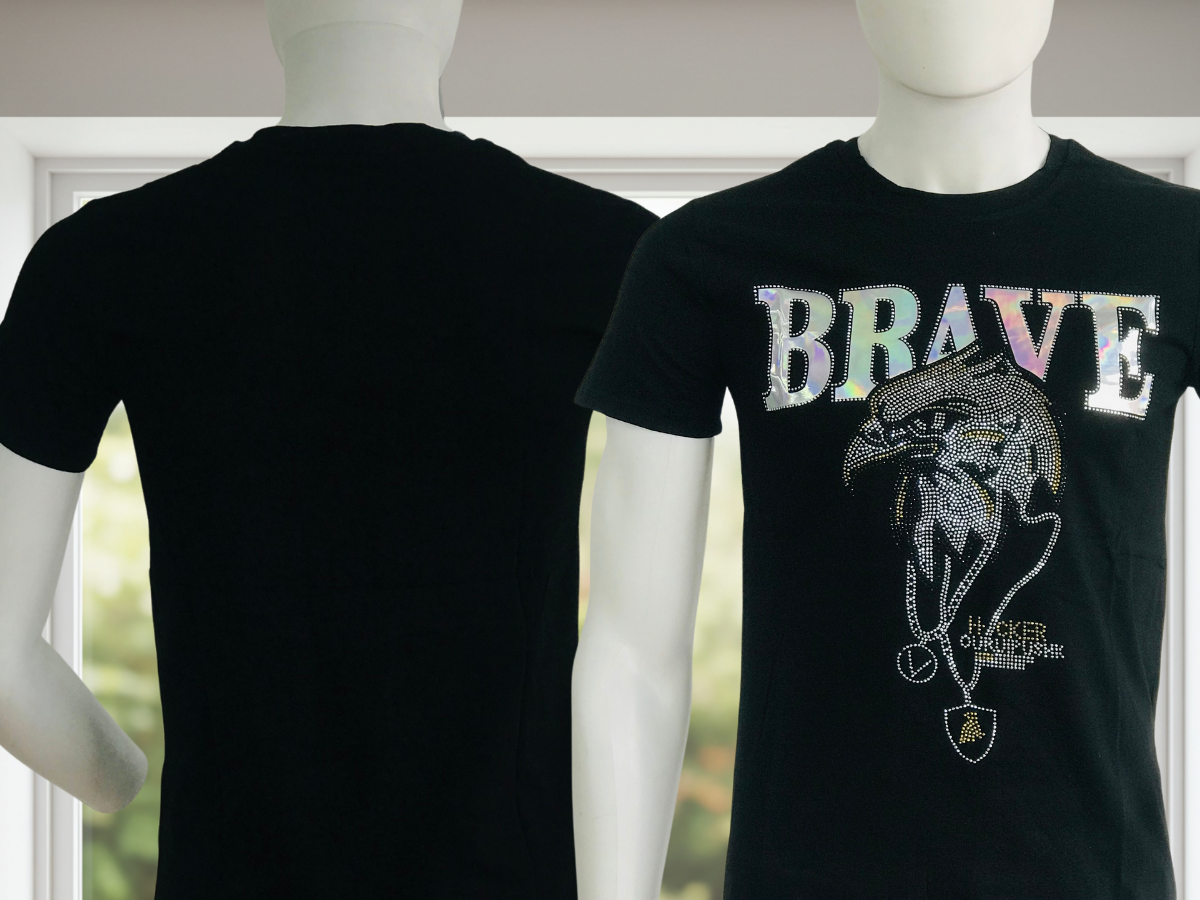 Playera Unisex. Diseño Águila con cadenas