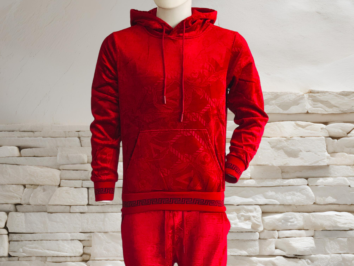Conjunto de Sudadera y Jogger Rojo