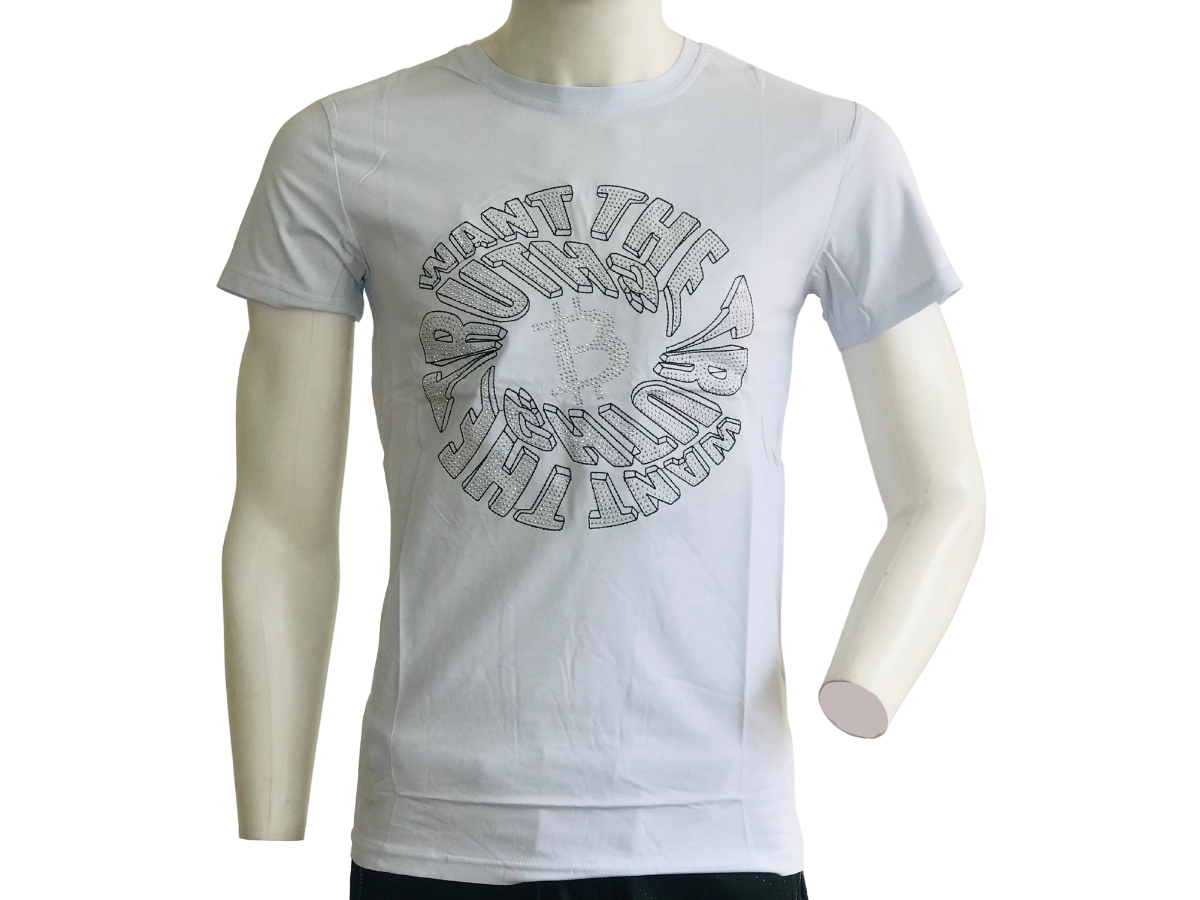 Playera Unisex. Diseño Bitcoin