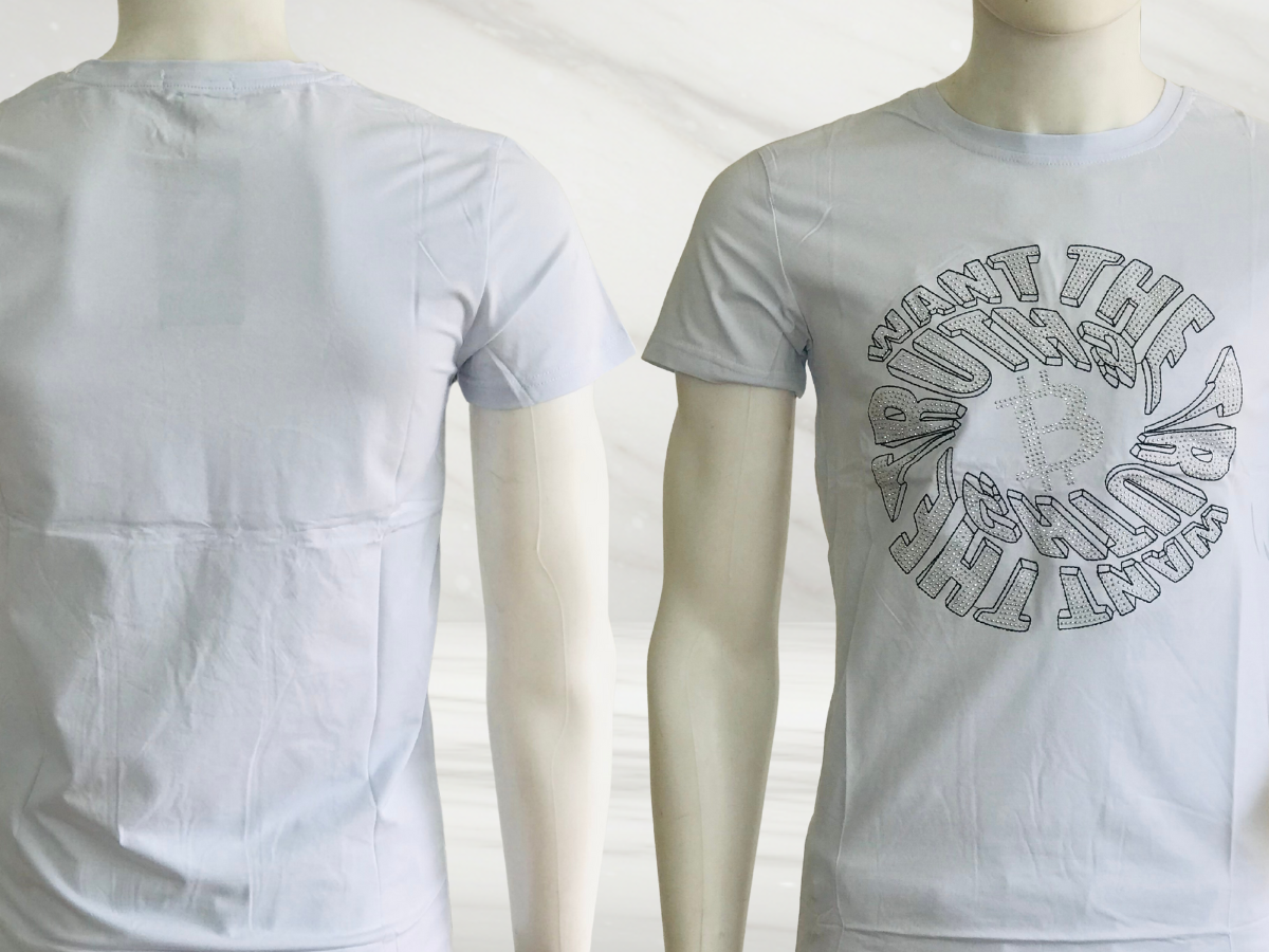 Playera Unisex. Diseño Bitcoin