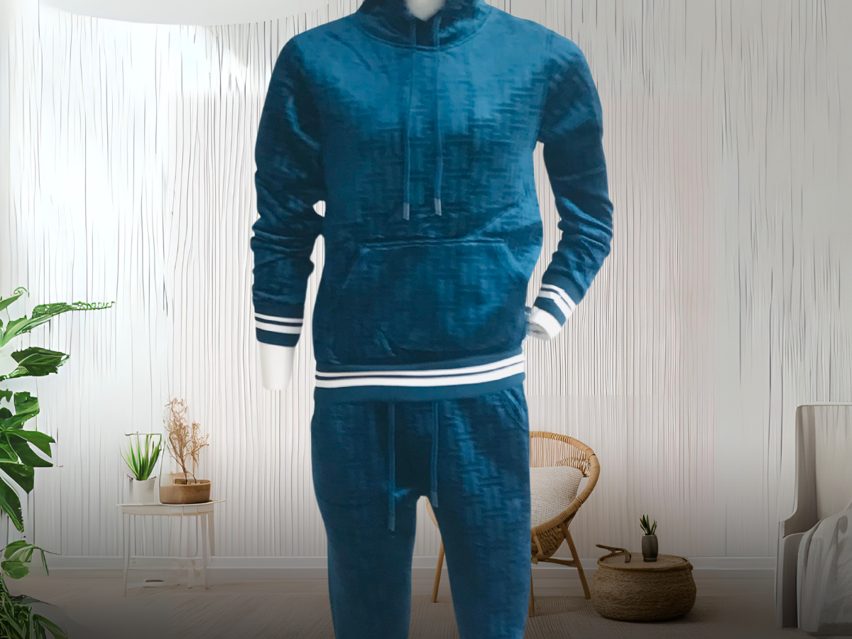 Conjunto de Sudadera y Jogger Azul Rey