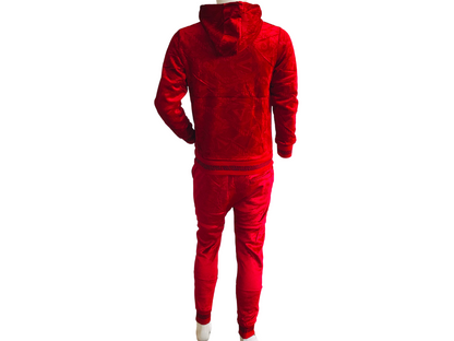 Conjunto de Sudadera y Jogger Rojo