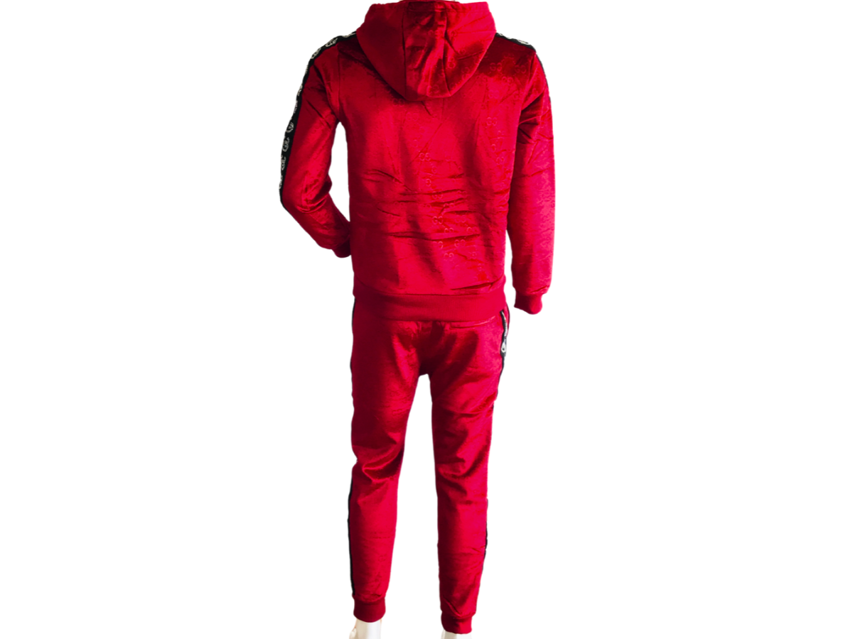 Conjunto de Sudadera y Jogger Rojo 3