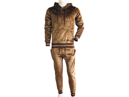 Conjunto de Sudadera y Jogger Cafe