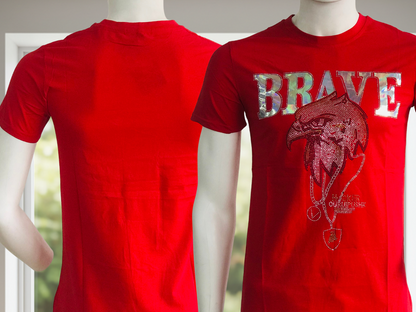 Playera Unisex. Diseño Águila con cadenas