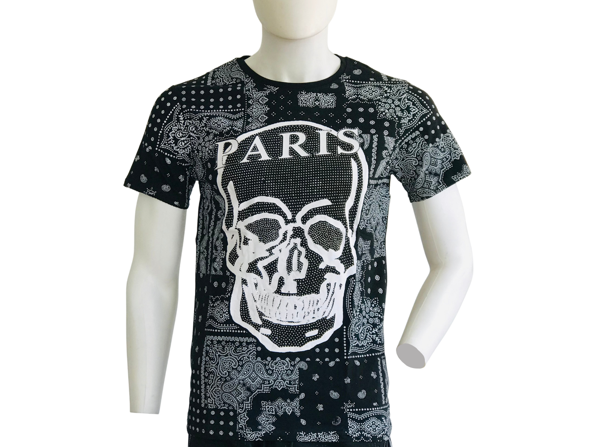 Playera Unisex. Estilo urbano Calavera