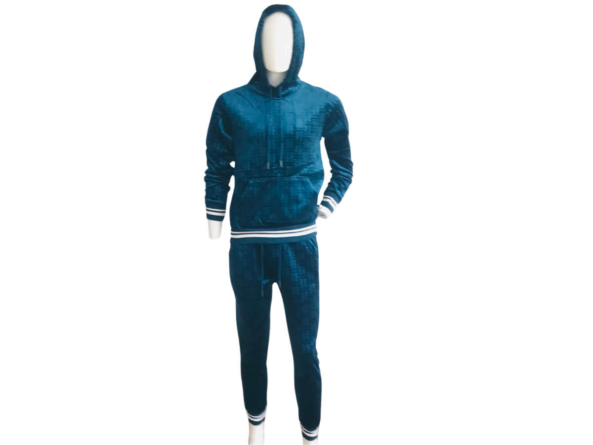 Conjunto de Sudadera y Jogger Azul Rey