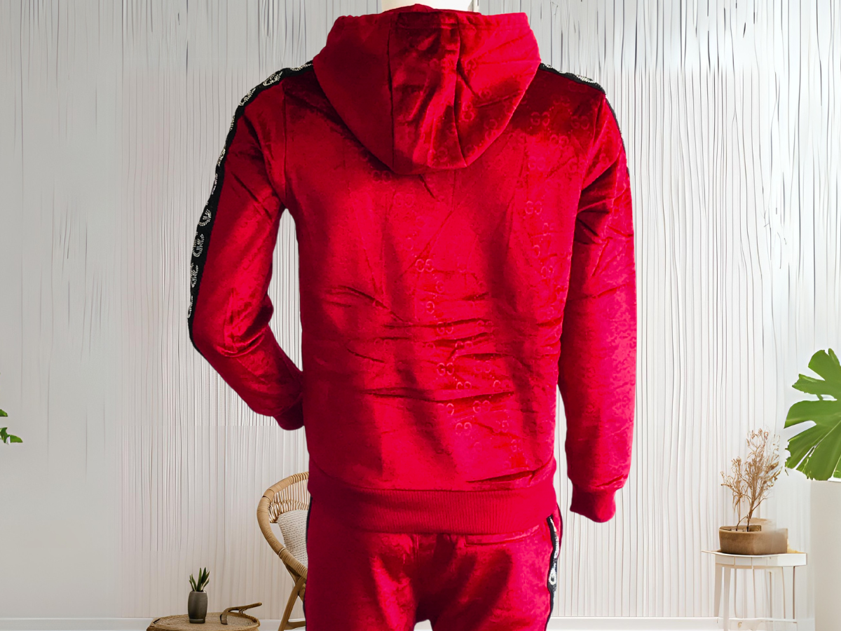 Conjunto de Sudadera y Jogger Rojo 3