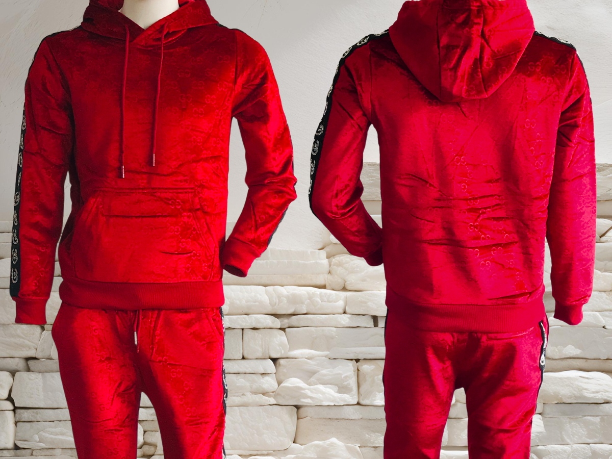 Conjunto de Sudadera y Jogger Rojo 3