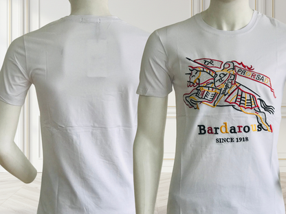 Playera Unisex. Jinete con lanza Bordado