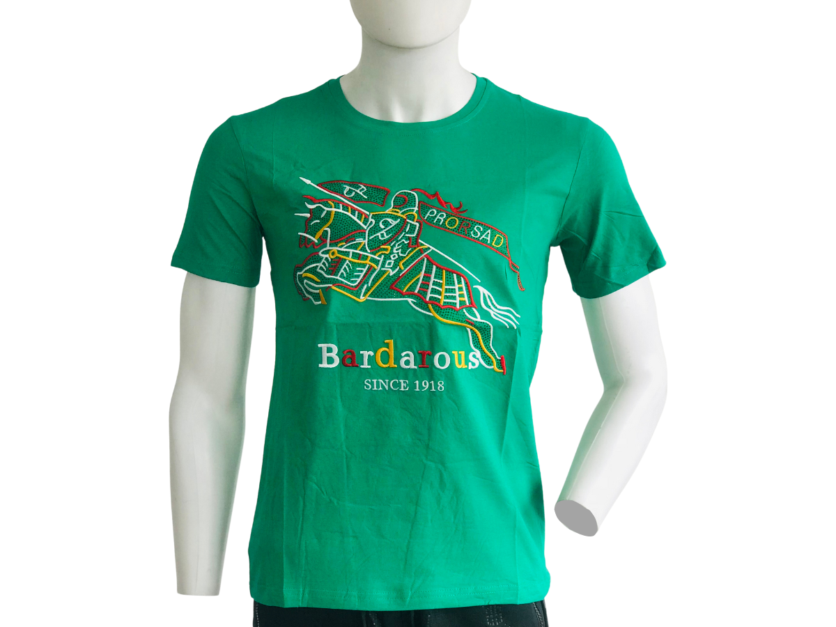 Playera Unisex. Jinete con lanza Bordado