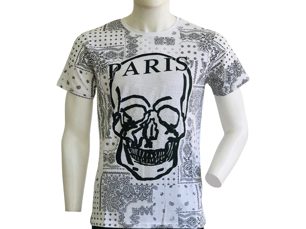 Playera Unisex. Estilo urbano Calavera