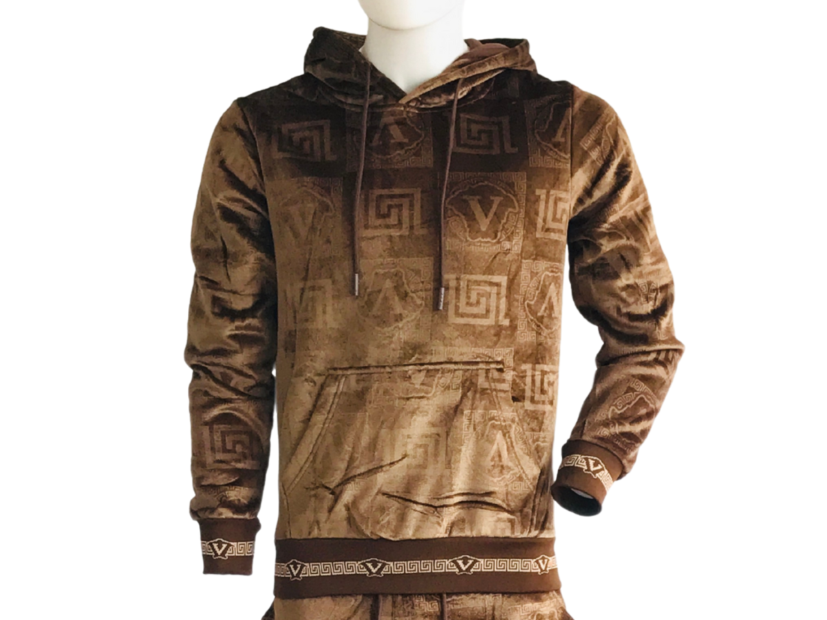 Conjunto de Sudadera y Jogger Cafe