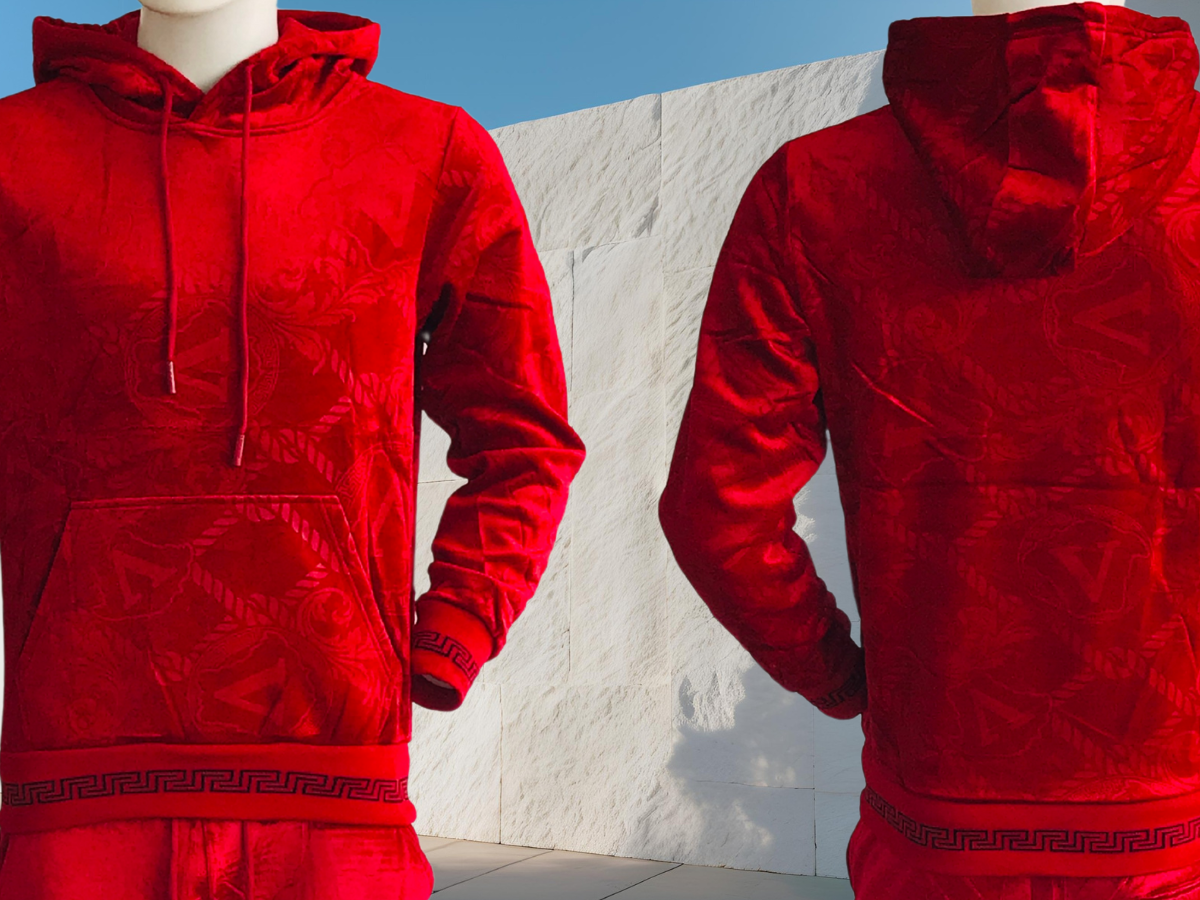 Conjunto de Sudadera y Jogger Rojo