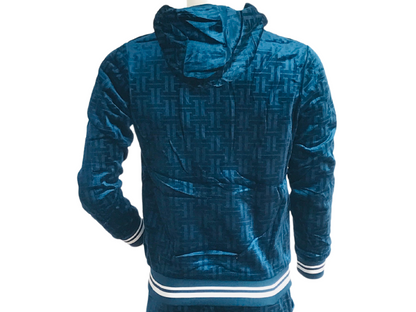 Conjunto de Sudadera y Jogger Azul Rey