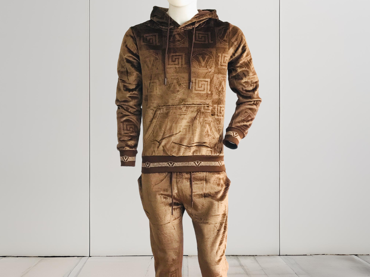 Conjunto de Sudadera y Jogger Cafe