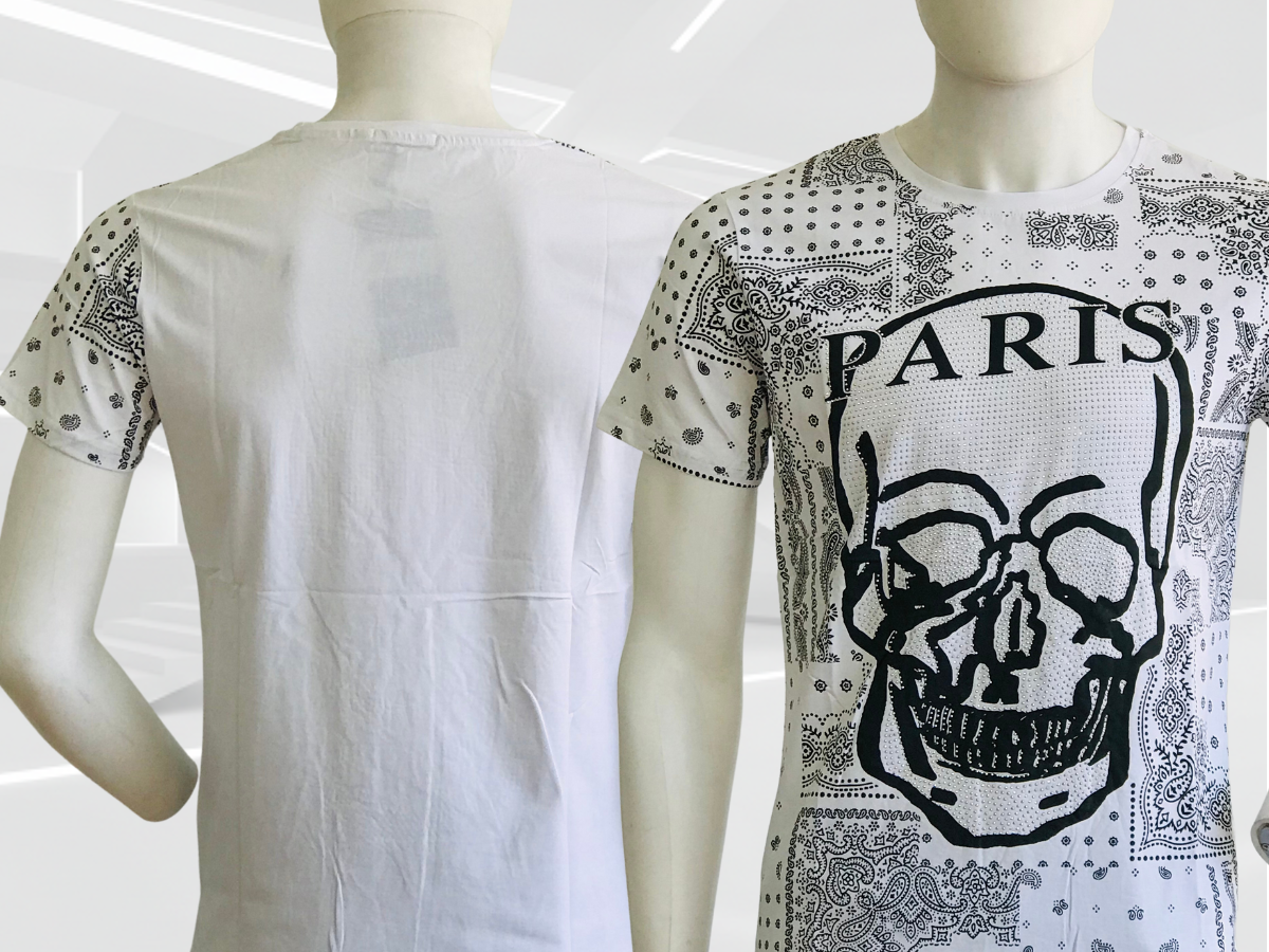 Playera Unisex. Estilo urbano Calavera