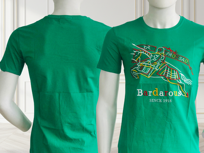 Playera Unisex. Jinete con lanza Bordado